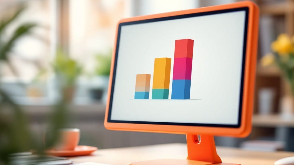 Insert a Stacked Bar Chart to the Slide: Visual Hierarchy in One Click